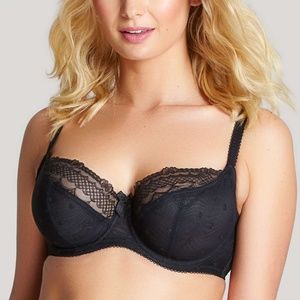 NWT Cleo by Panache Marcie Balconnet Bra in Black